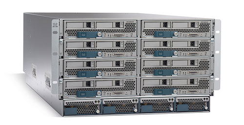 Система Cisco Unified Computing с восьмью блейд-серверами UCS B-Series