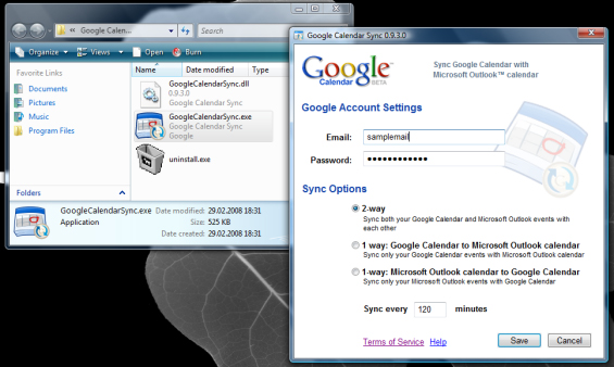 Google  Apps Sync for Microsoft Outlook,     Microsoft Outlook  -
