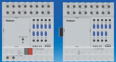 Контроллеры RMG 8 S KNX предназначены для включения и отключения электрических нагрузок
