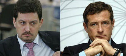 События вокруг отставки Юрченко связаны с амбициями главы группы ЕСН Григория Березкина (справа), считают некоторые эксперты