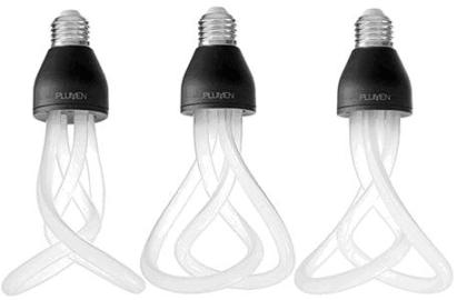 Лондонская студия Plumen решила порадовать своих покупателей необычным видом новых ламп дневного света