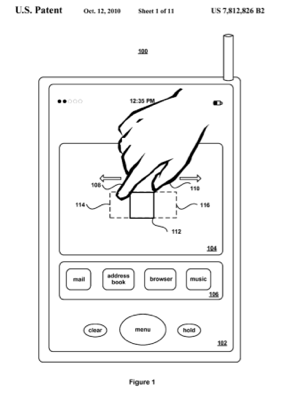 Apple запатентовала одну из основных особенностей интерфейса iPhone, iPod touch и iPad
