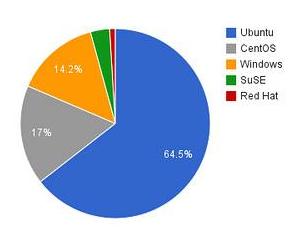 Количество образов операционных систем, доступных для сервиса Amazon EC2 на 09.11.2010 (общее число ~7200)