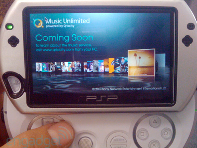 Приставки Sony PSP получат поддержку музыкального веб-сервиса=