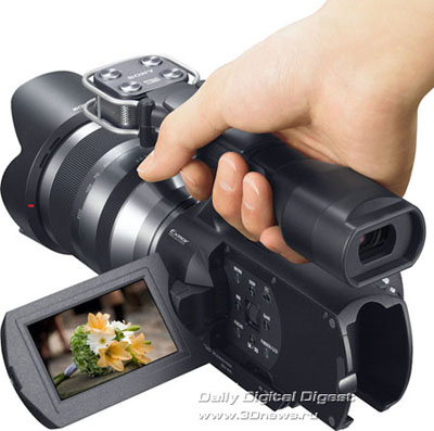 Sony представила потребительские видеокамеры с поддержкой 3D=