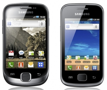 Samsung Galaxy Fit и Gio