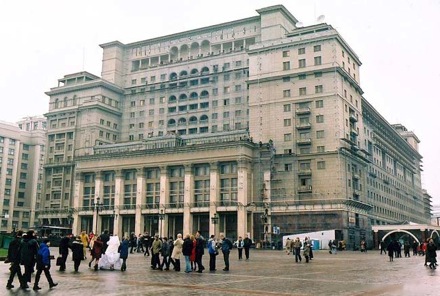 Магазин может быть размещен в гостинице «Москва» на Манежной площади