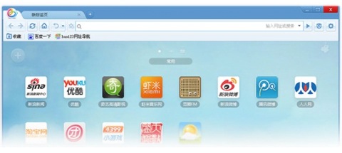 В облике веб-браузера Baidu легко видны истоки вдохновения китайских разработчиков