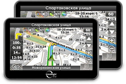  Treelogic представил два недорогих GPS-навигатора на базе Windows CE
