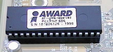 Trojan.Bioskit.1 нацелен на BIOS производства компании Award 