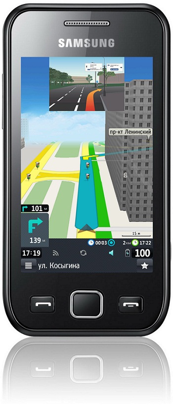 Навигационная система «Прогород» на смартфоне Samsung Wave525