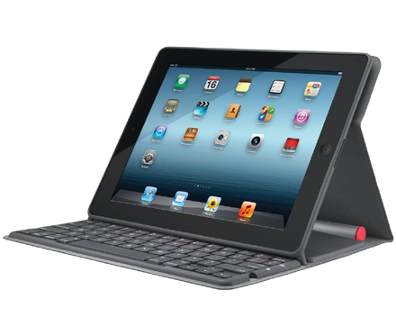 Обложка со встроенной клавиатурой Logitech Solar Keyboard Folio для iPad