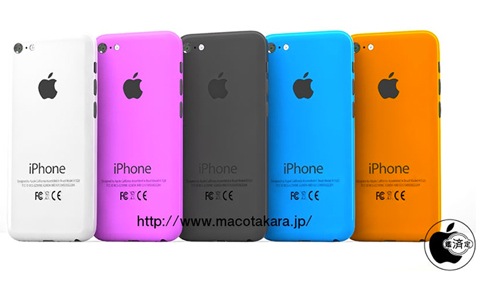 Дешевая модель iPhone в корпусе пяти цветов