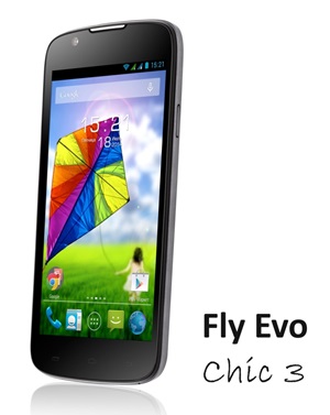 Fly представил смартфон EVO Chic 3