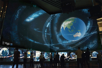 Демонстрация Cube Globe пройдет в новом научно-техническом центре в Брисбене, где расположена крупнейшая в мире система визуализации