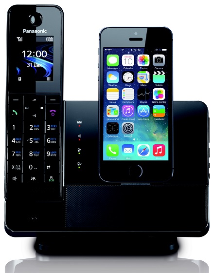 Panasonic представил DECT-телефон с док-станцией для iPhone