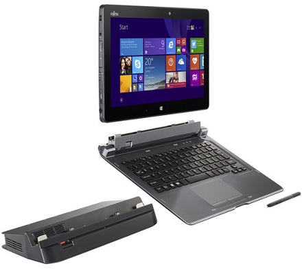 Подсоединив клавиатуру, можно превратить планшет в устройство Ultrabook с поддержкой сенсорного и перьевого ввода