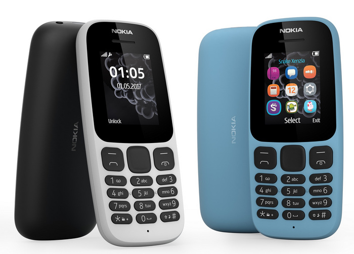 Обновленная Nokia 105 в версии с одной SIM-картой