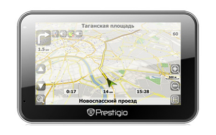 Prestigio вывела на рынок GPS-навигатор с HD-экраном