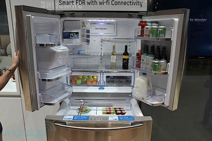 Samsung представила холодильник с интернет-сервисами
