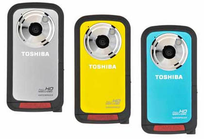 Toshiba сделала водонепроницаемую Full HD-камеру