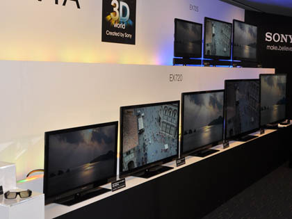 Sony анонсировала телевизоры BRAVIA серии EX720 с поддержкой интернет-сервисов