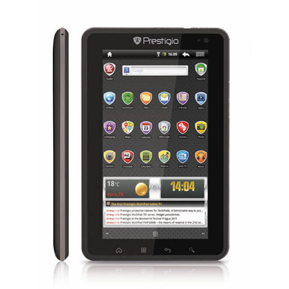 Prestigio анонсировала планшет MultiPad PMP7074B3G