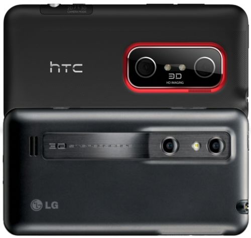 HTC EVO 3D и LG Optimus 3D