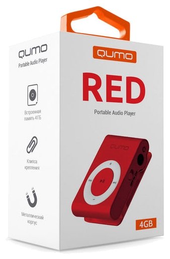 Плеер Qumo Red 4Gb