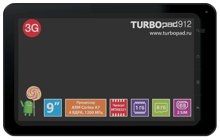 TurboPad 912 new - Основные технические характеристики. Особенности ...