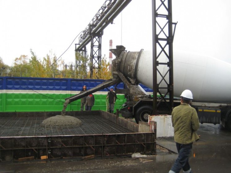 Строительство ЦОД «ФосАгро-Череповец»: бетонные работы