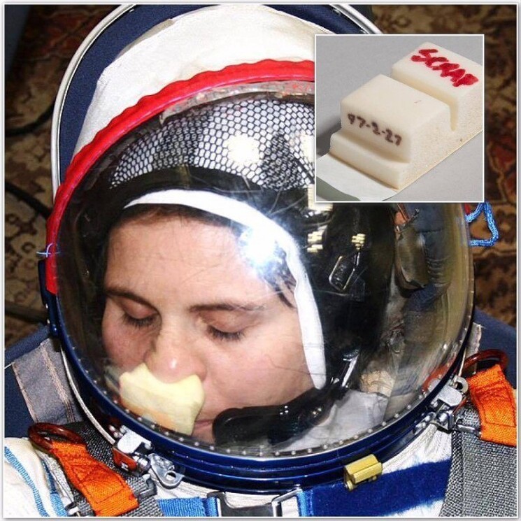 В скафандре есть устройство, предназначенное для того, чтобы предохранить уши от перепада давления, в случае если их начинает закладывать. Им также космонавты могут почесать нос.
