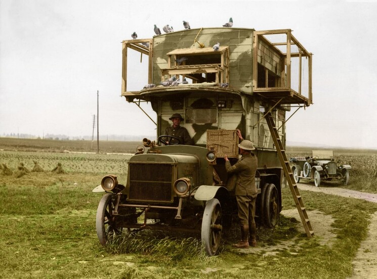Машина связи, времен Первой мировой войны