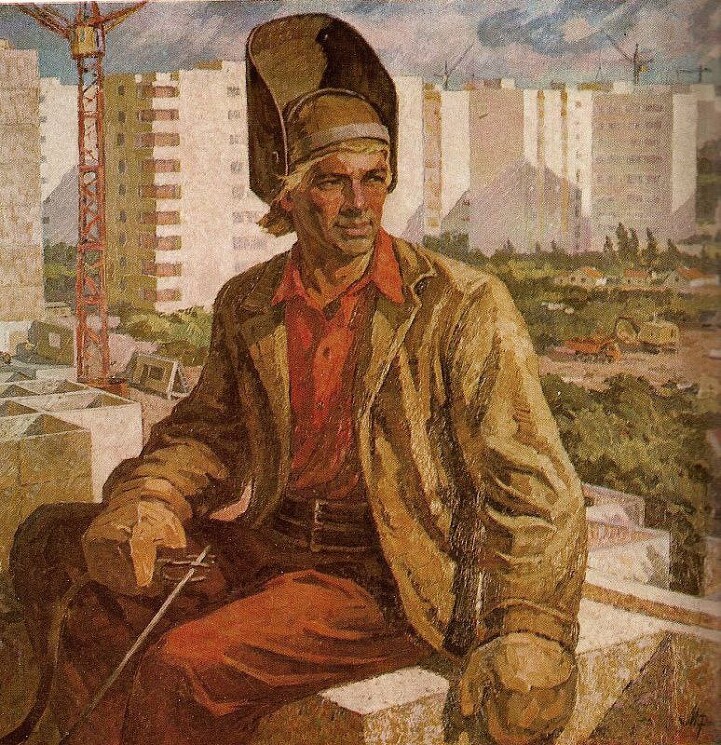 "Строитель А. Нестеренко", 1980 г.

Фастенко Михаил Юрьевич (род. 1955)
