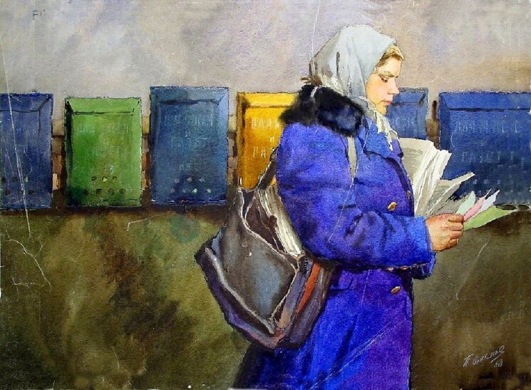 "Почта идёт", 1960 г.

Семёнов Борис Александрович (1917 - 1991)
