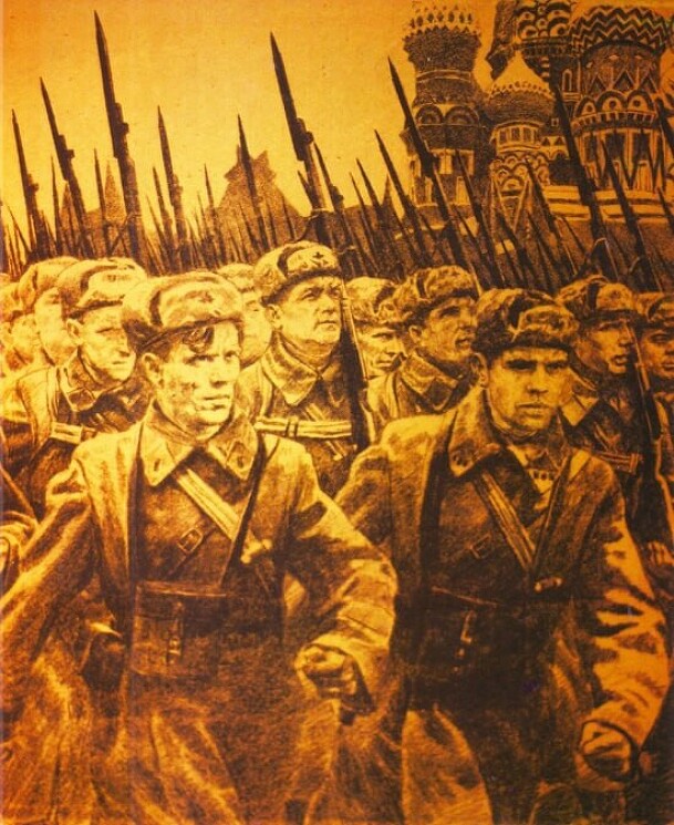 "Парад на Красной площади в 1941 году"

Адольф Евгеньевич Алексеев (1934 - 2000)
