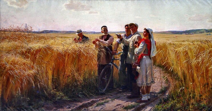 "Хлеба созрели", 1952 г.

Автор: Фаттахов Л.А. 
