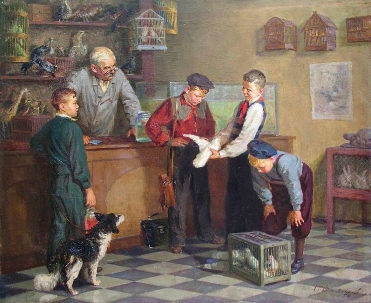"Знатоки", 1954 г. 

Автор: Шполянский Григорий Ефимович
