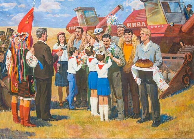 Людвик Валентин Григорьевич

 "Праздник урожая", 1966 год.
