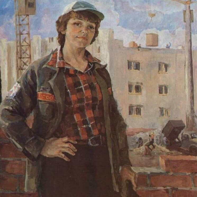Татьяна Афанасьева (род.1946)

"Боец стройотряда"
