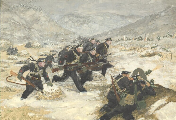 Атака морской пехоты (1940-1950-е) 

Баранов В. Г.
