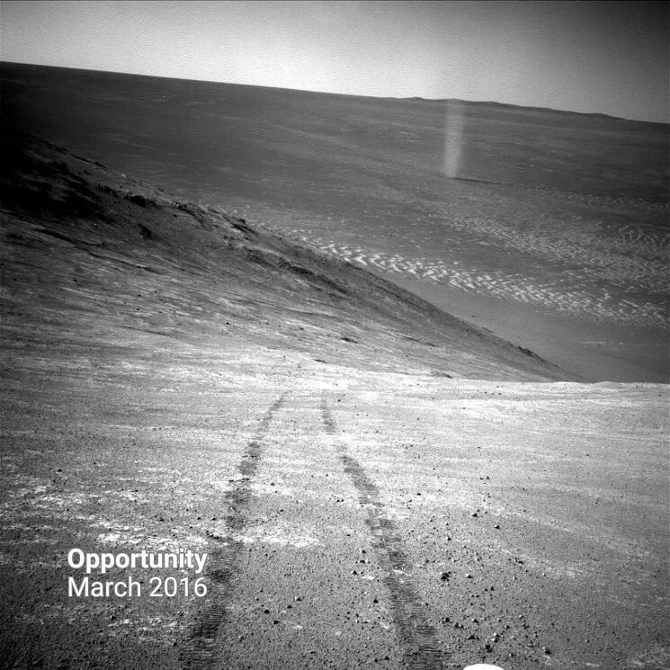  2004–2019: Spirit и Opportunity превратили краткосрочные миссии в многолетние путешествия;
