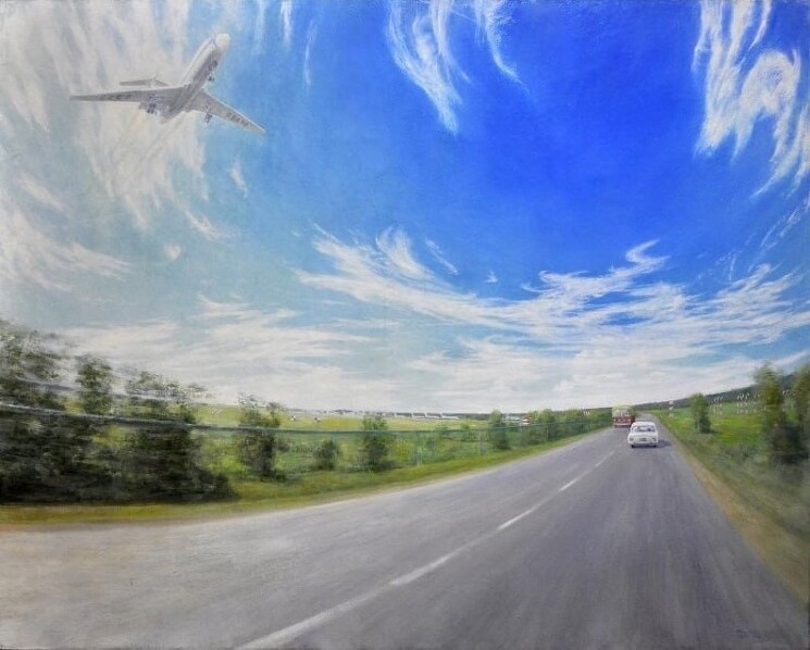 Дорога в аэропорт. 1973 г.

Штеренберг Давид Давидович (1931 - 2014)
