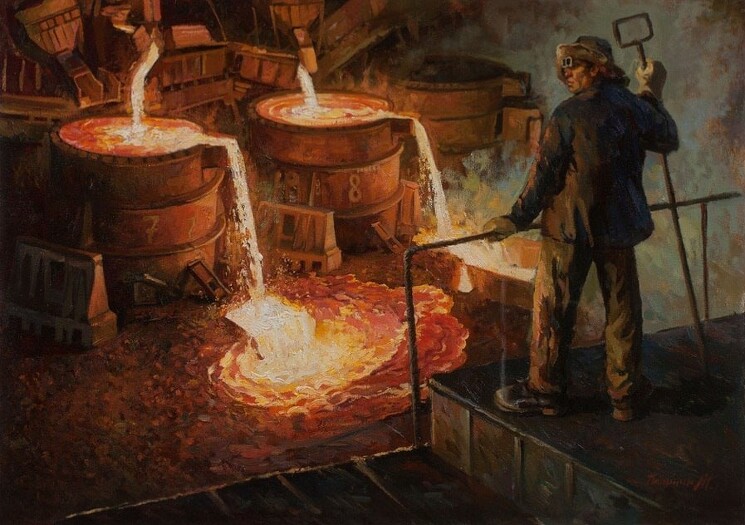 «Литейный цех»

Гринштейн Иосиф (1901-1975)
