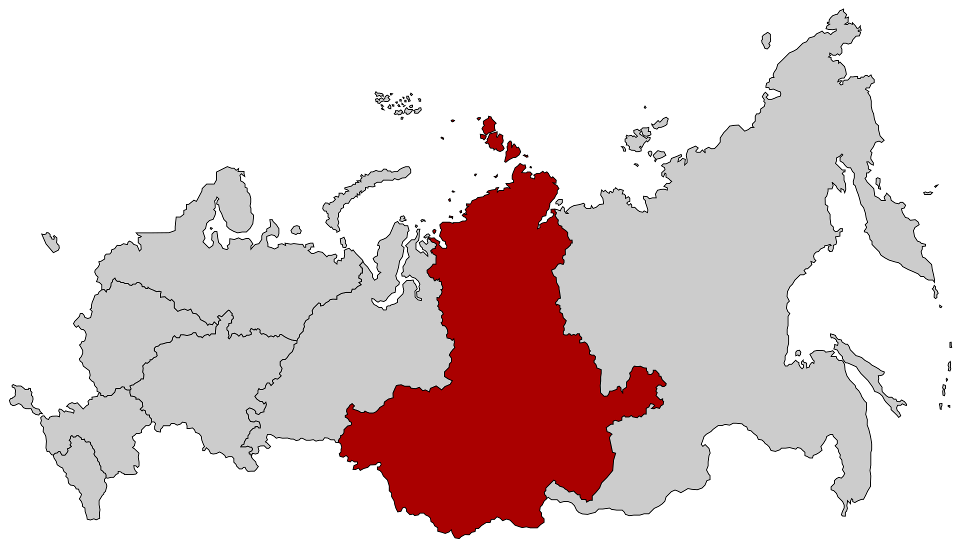 Россия - СФО - Сибирский федеральный округ