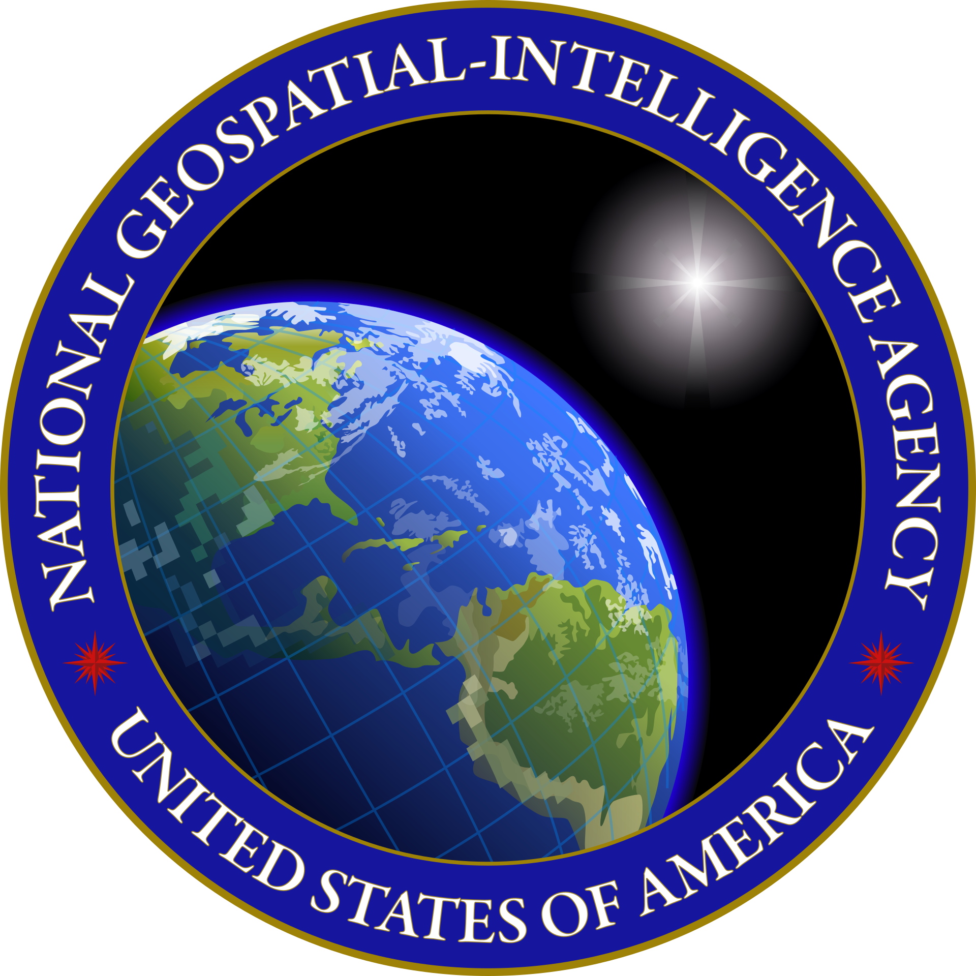 U.S. Department of Defense - NGA - National Geospatial-Intelligence Agency - Национальное агентство геопространственной разведки - Агентство военной картографии