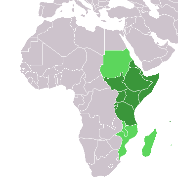 Африка Восточная - Восточно-Африканское плоскогорье - Восточно-африканская рифтовая долина
