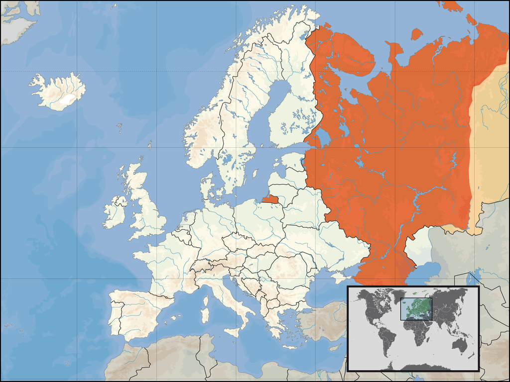Россия - европейская часть - Восточная Европа