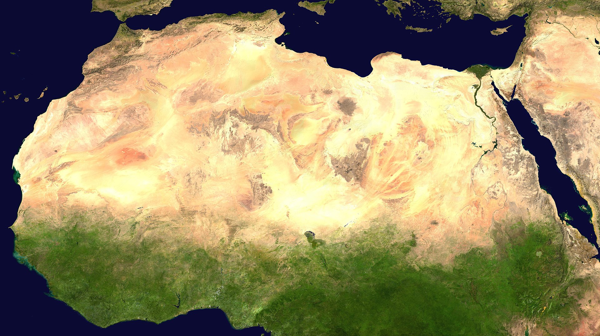 Африка - Сахара - пустыня
