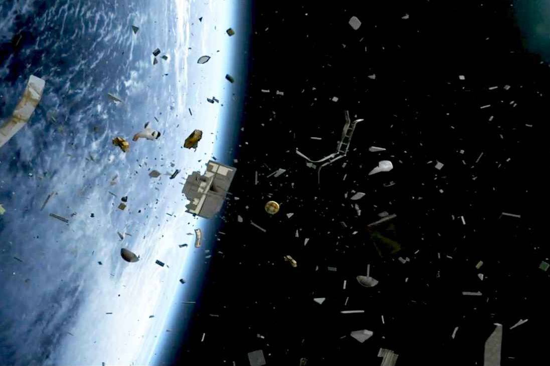 Астрономия - Космос - Космический мусор - Орбитальный мусор - Space debris
